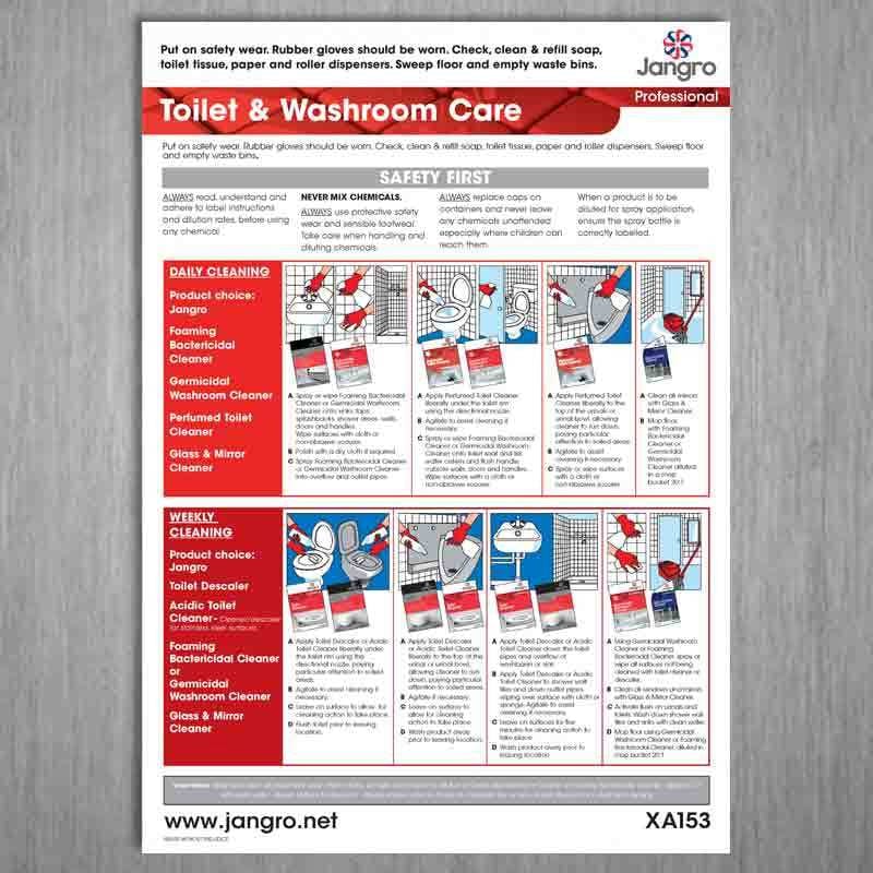 jangro toilet and washroom chart