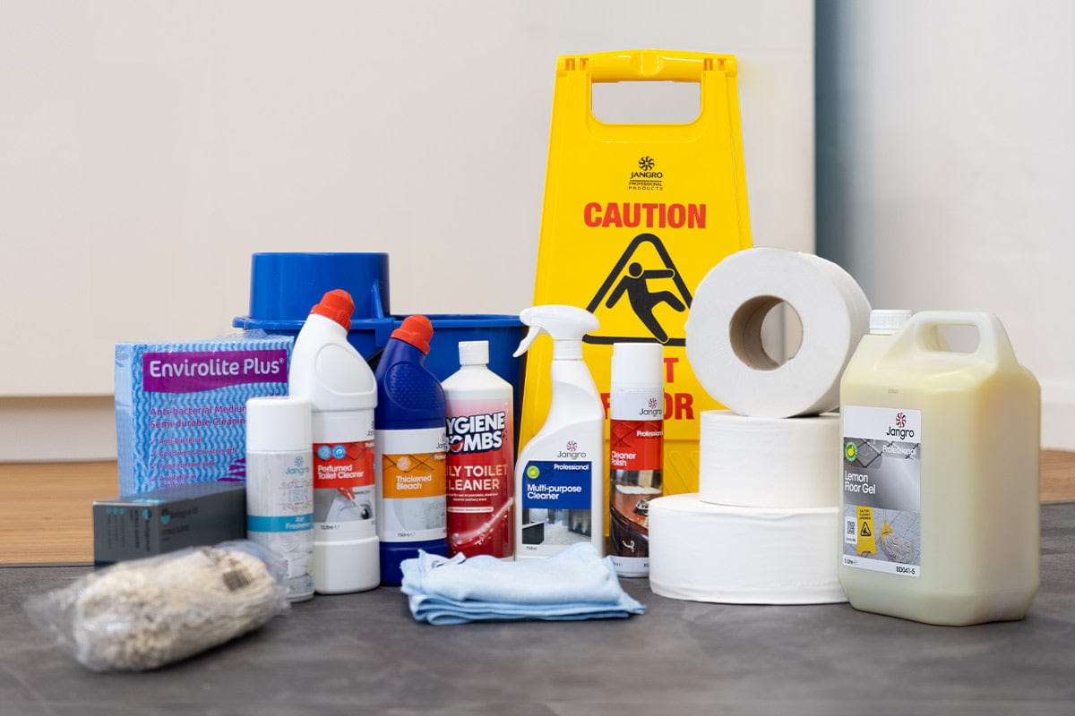 janitorial and cleaning essential supplies