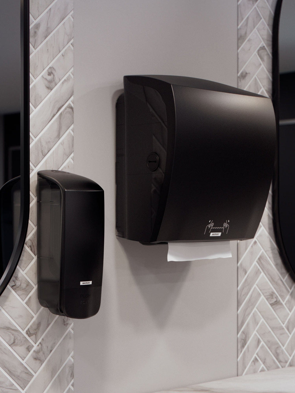katrin luxury washroom dispenser