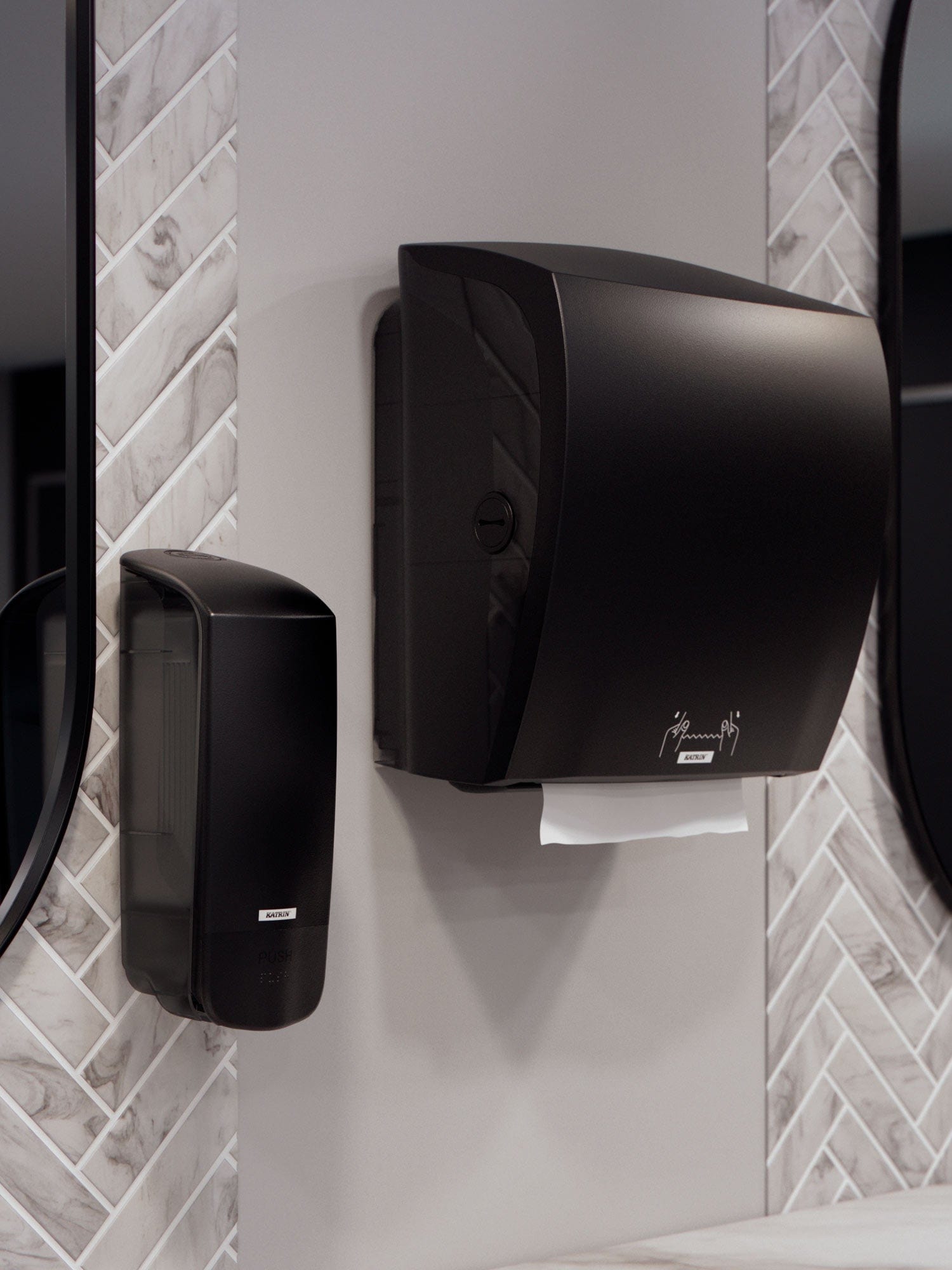 katrin luxury washroom dispenser