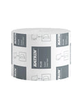 A Katrin Classic System Toilet Roll with 800 sheets of white soft 2-ply toilet tissue.