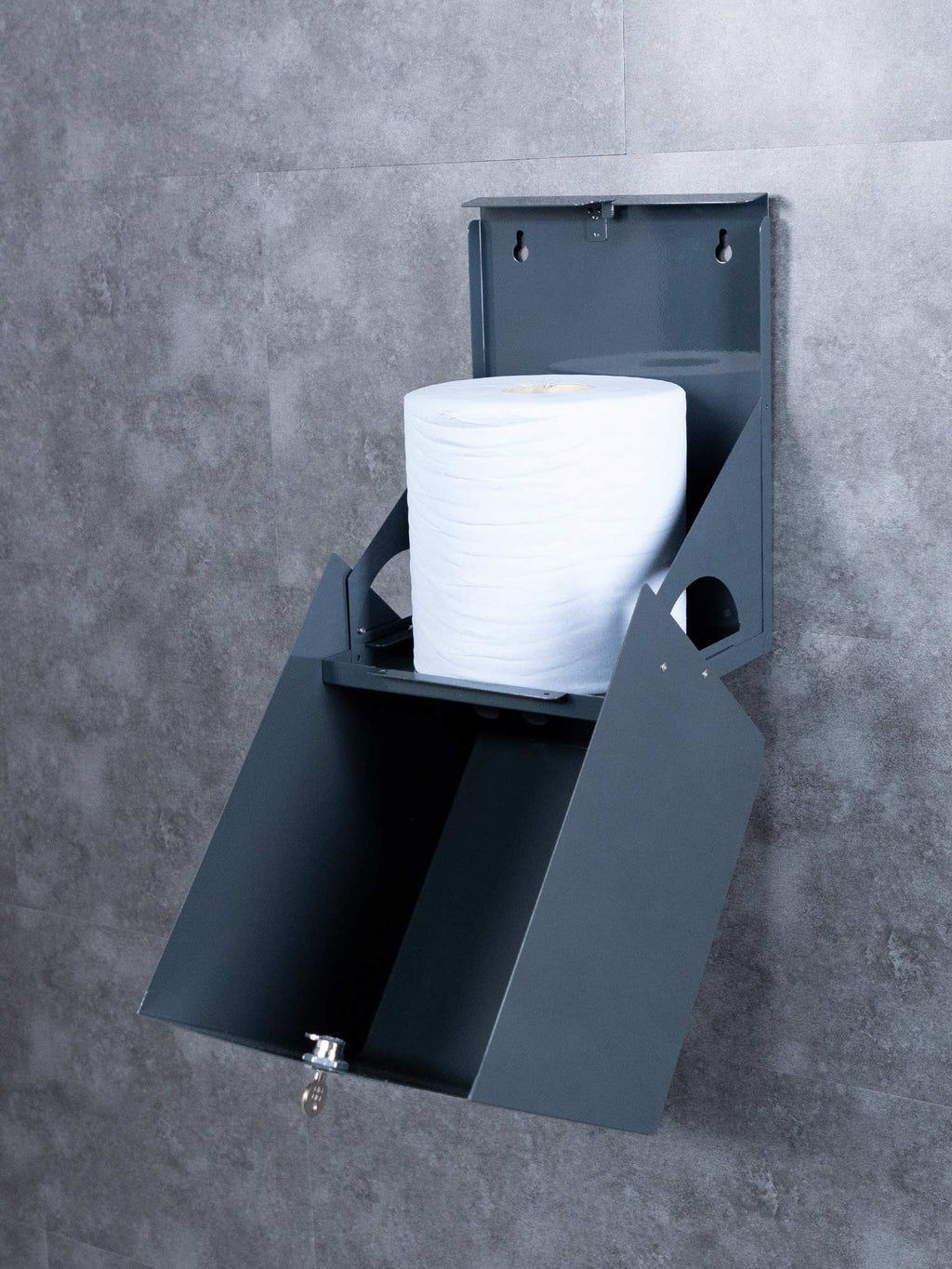 large capacity grey centrefeed dispenser