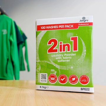 2 in 1 laundry powder with fabric softener