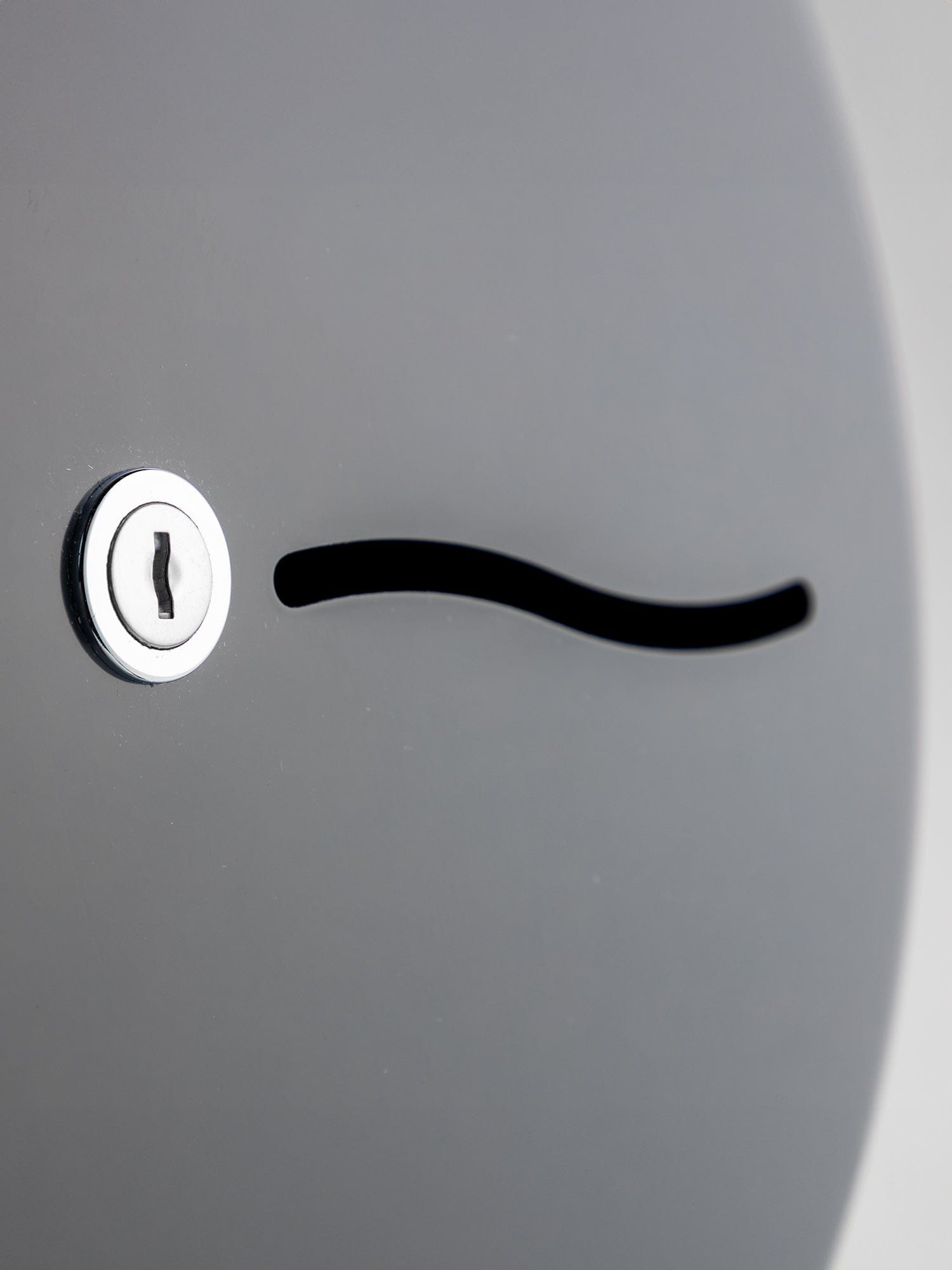 lockable graphite toilet roll dispenser