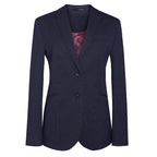 navy pindot tailored cordelia jacket brook taverner
