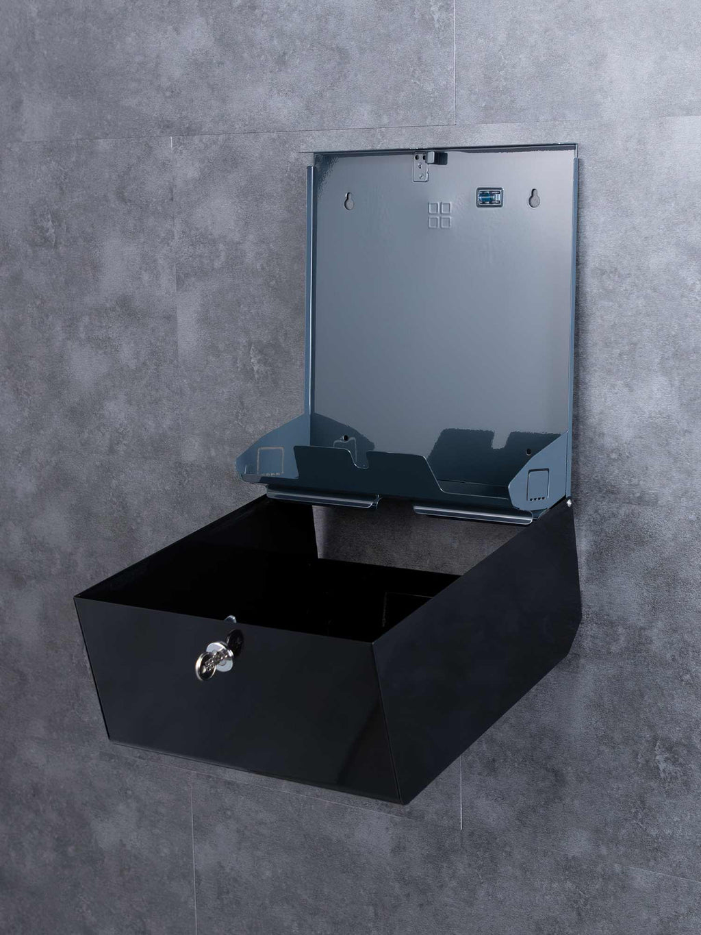 onxy paper hand towel dispenser black