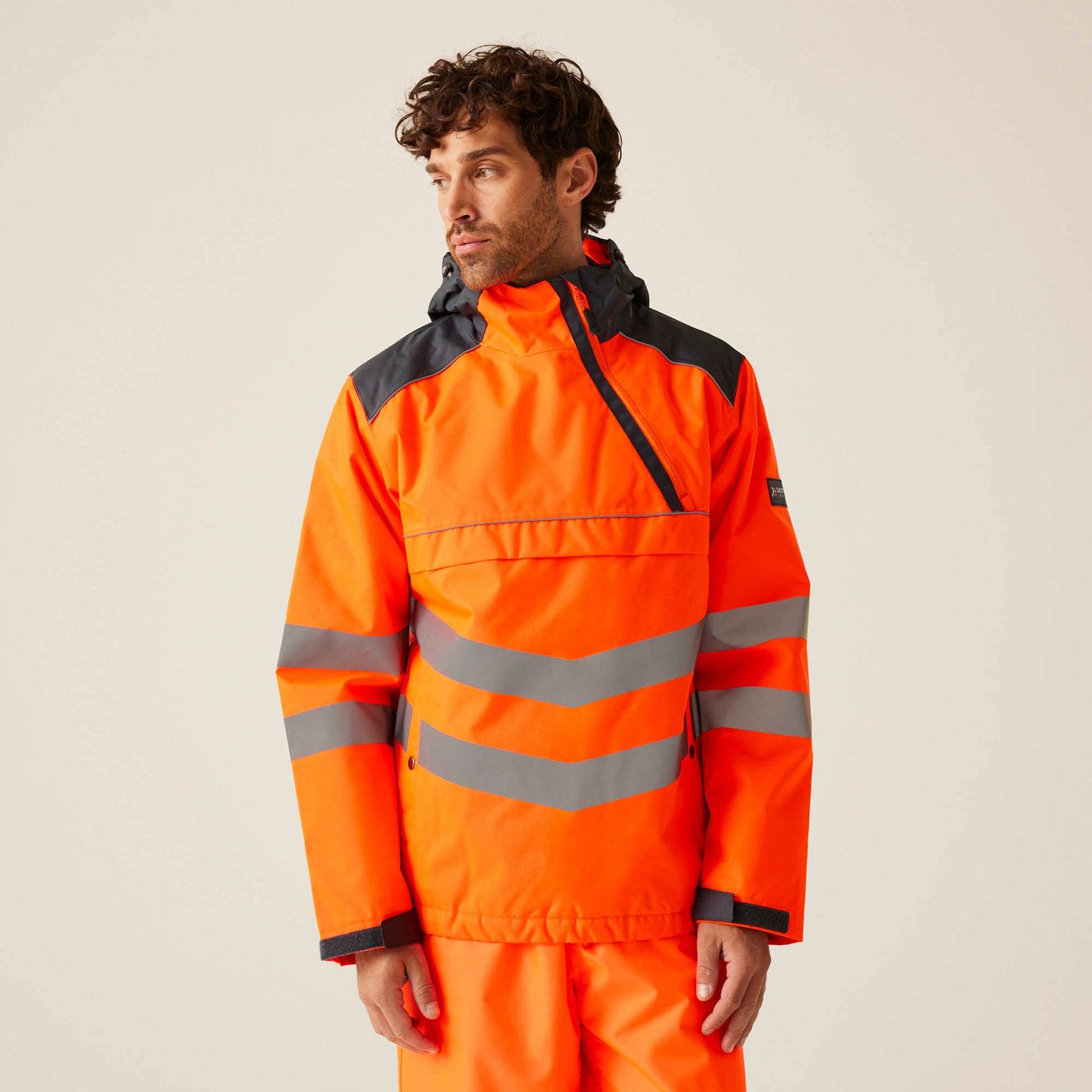 orange hi vis bomber jacket