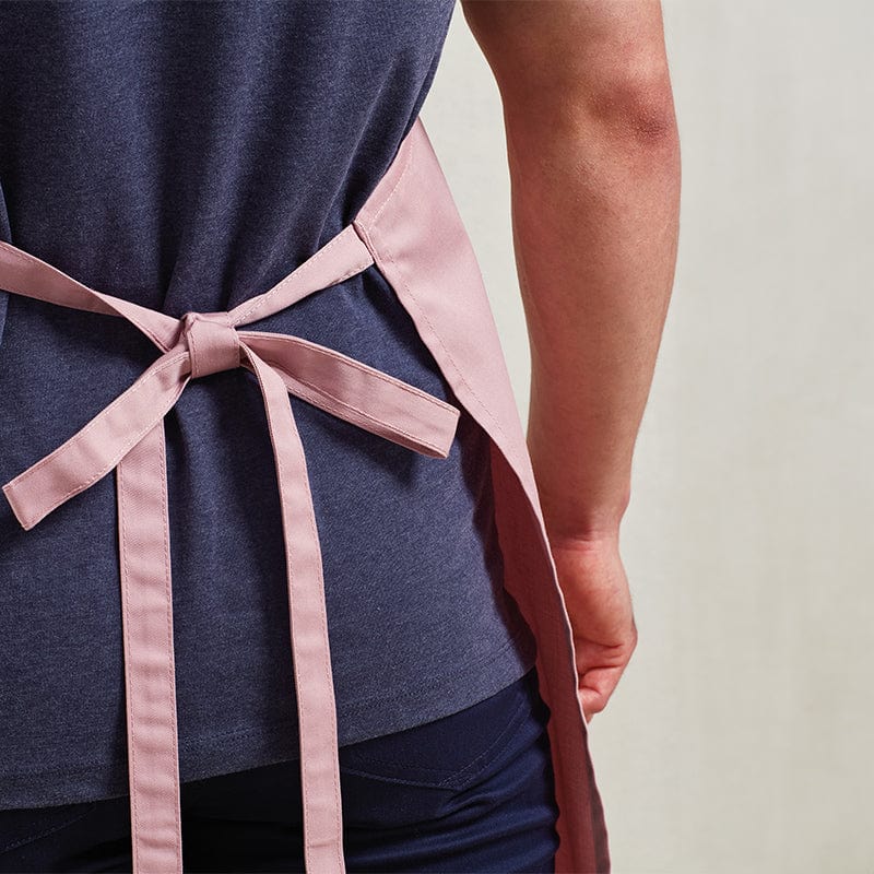 pink pen pocket apron close up pr154