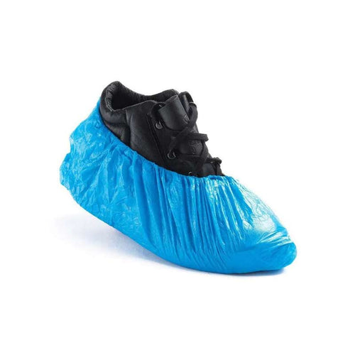 poly overshoes blue 100