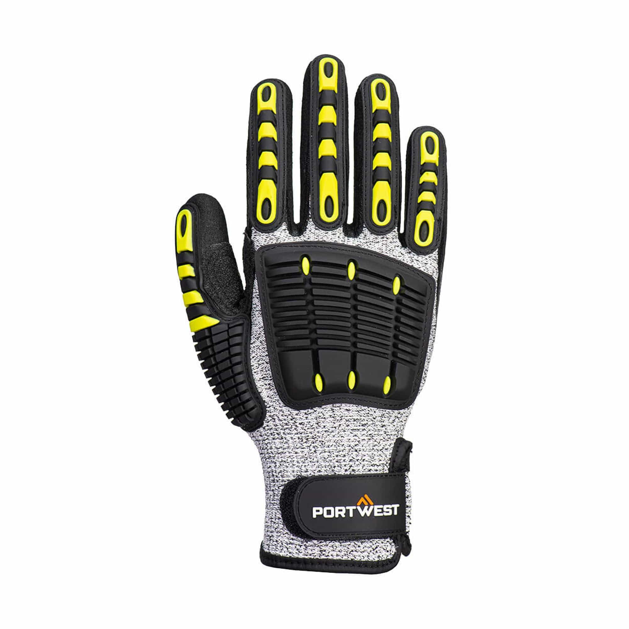 Portwest Anti Impact Cut Resistant Glove A722 - Grey/Black