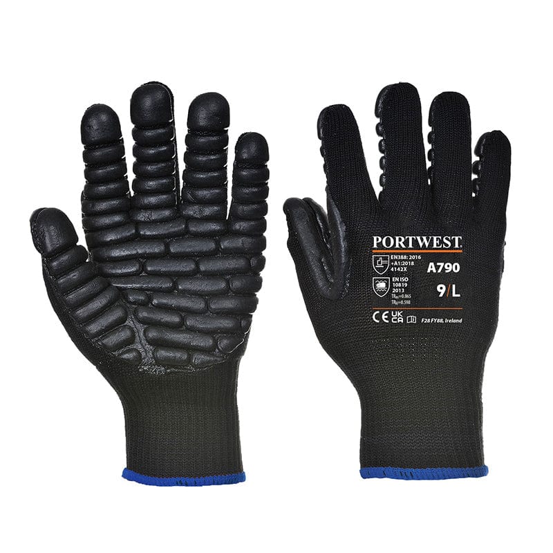 portwest anti vibration glove a790 x large
