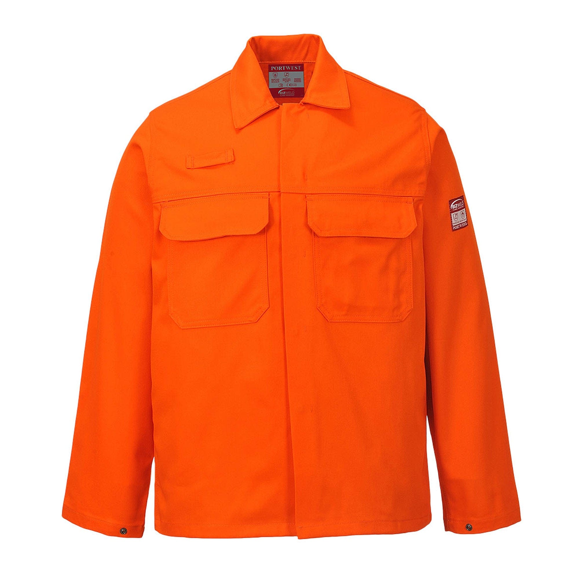 portwest biz2 orange jacket