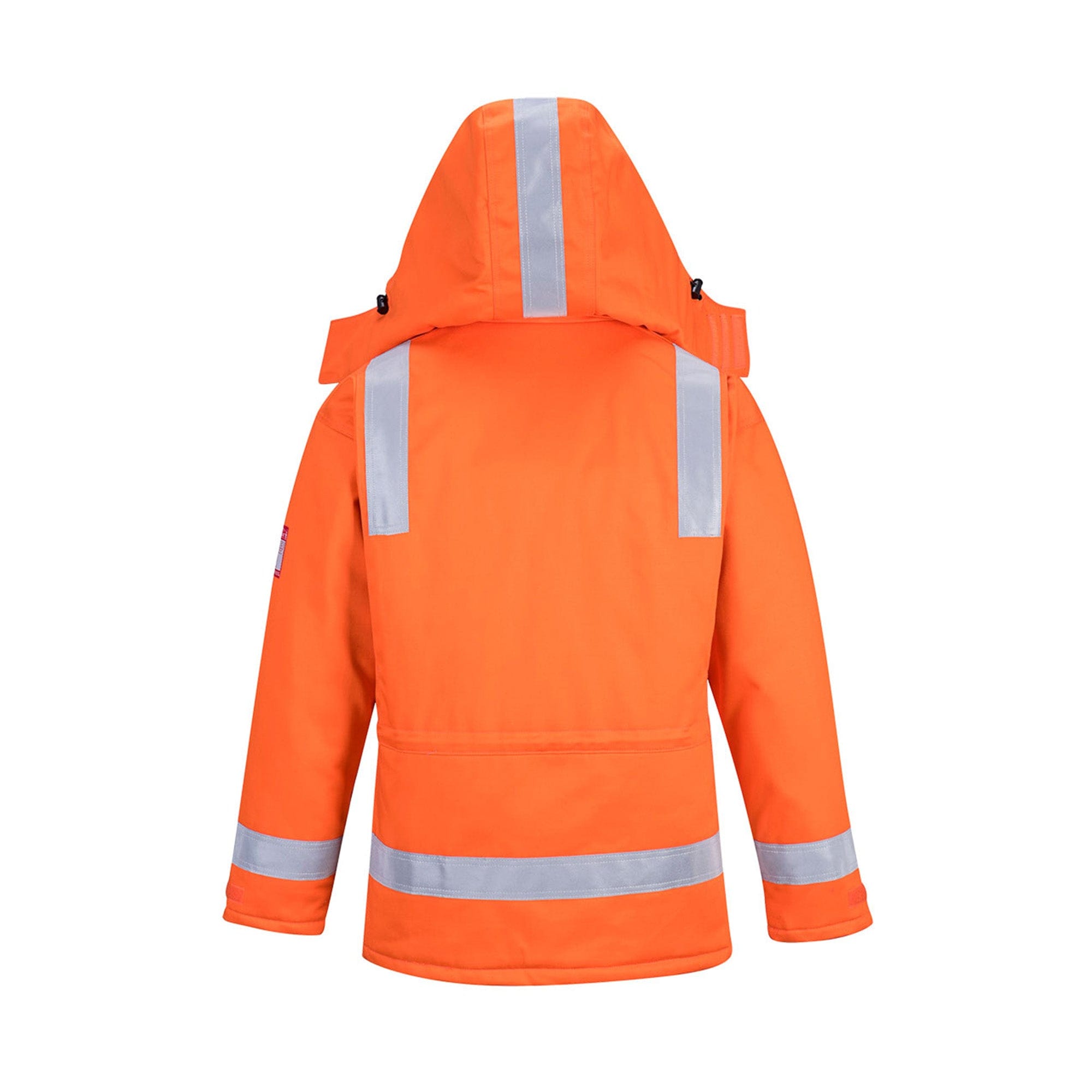 portwest bizflame anti static jacket fr59 orange reverse