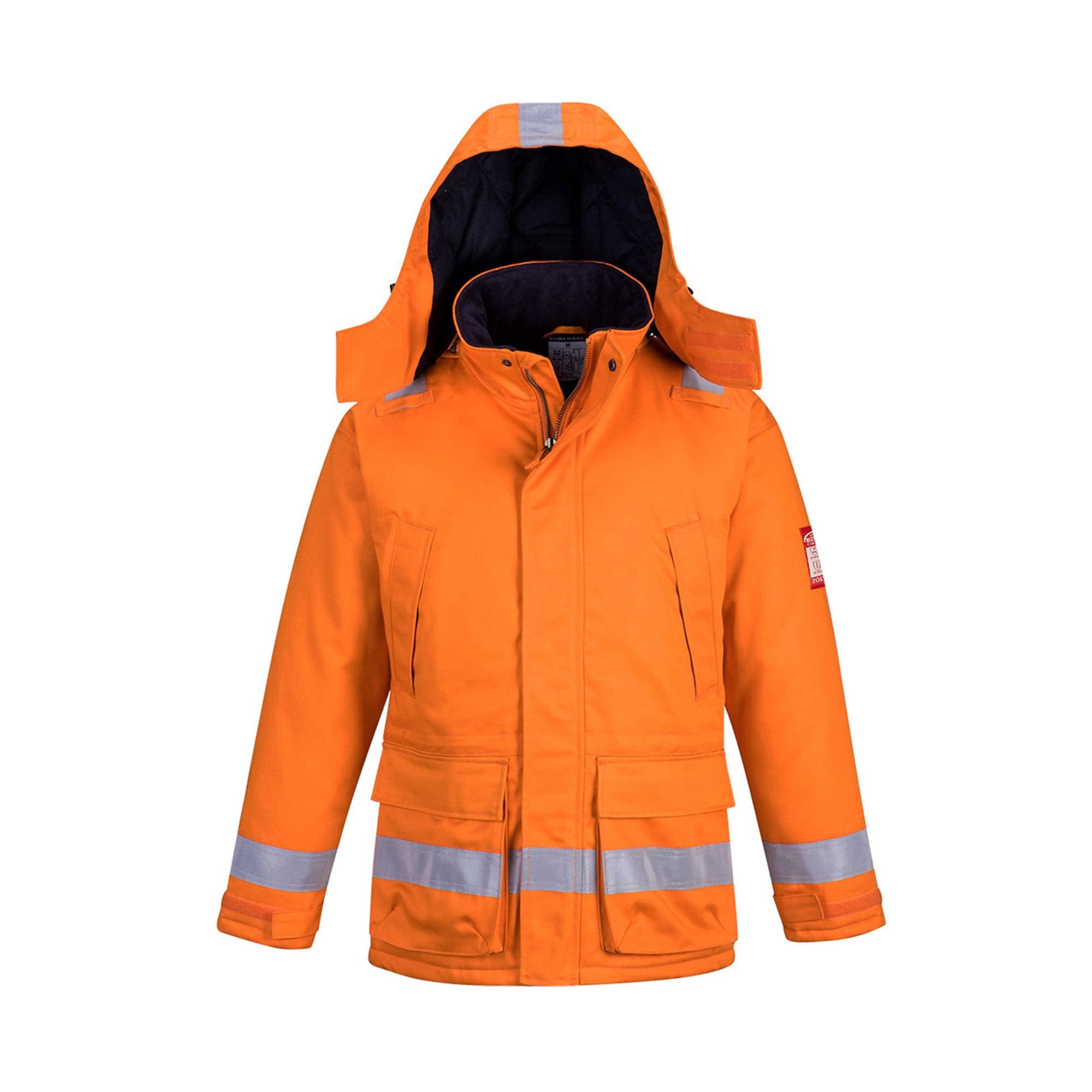 portwest bizflame anti static jacket fr59 orange