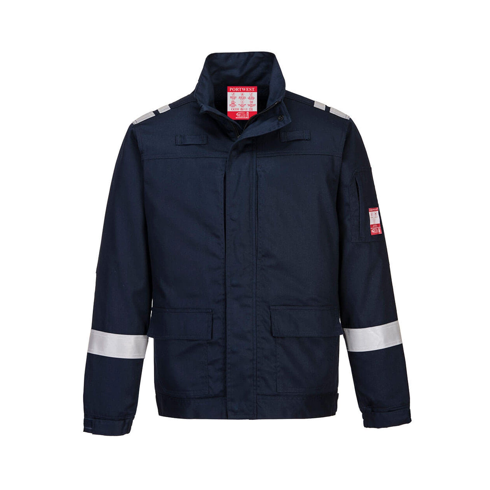 portwest bizflame lightweight jacket fr601 navy