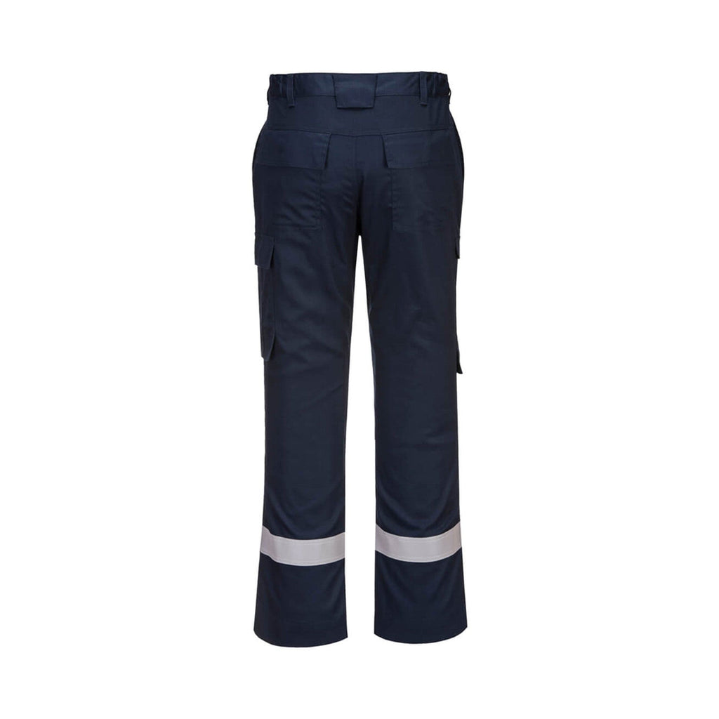 portwest bizflame lightweight trousers fr401 navy reverse