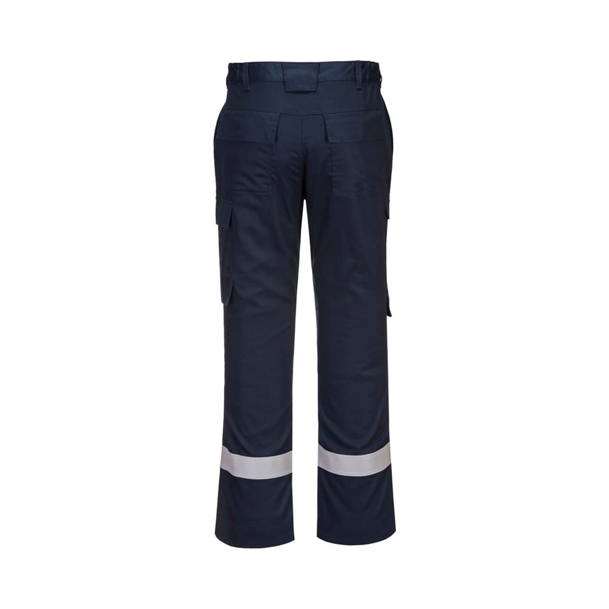 portwest bizflame lightweight trousers fr401 navy reverse