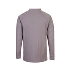 portwest bizflame long sleeve top fr33 grey reverse