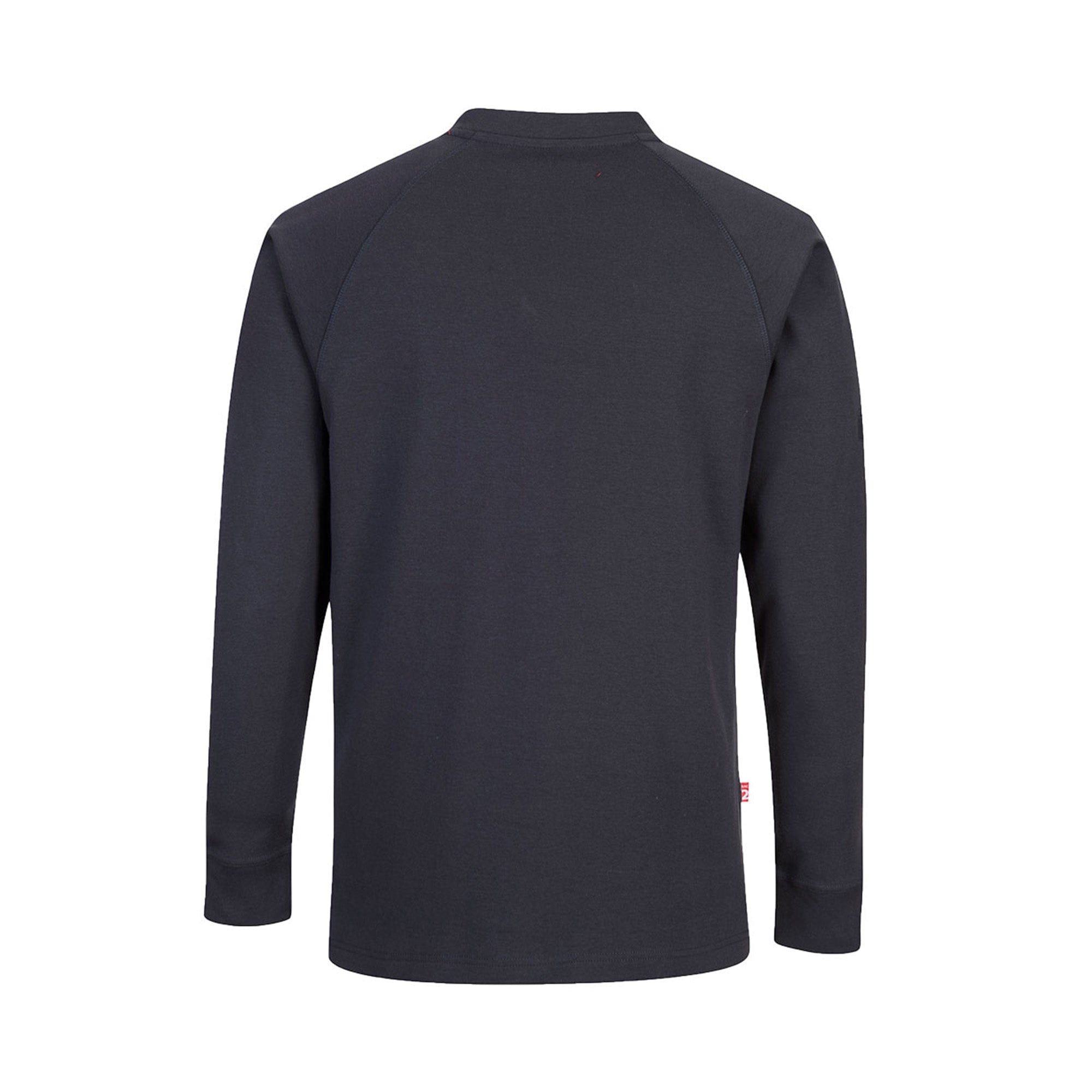 portwest bizflame long sleeve top fr33 navy reverse
