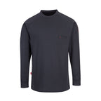 portwest bizflame long sleeve top fr33 navy