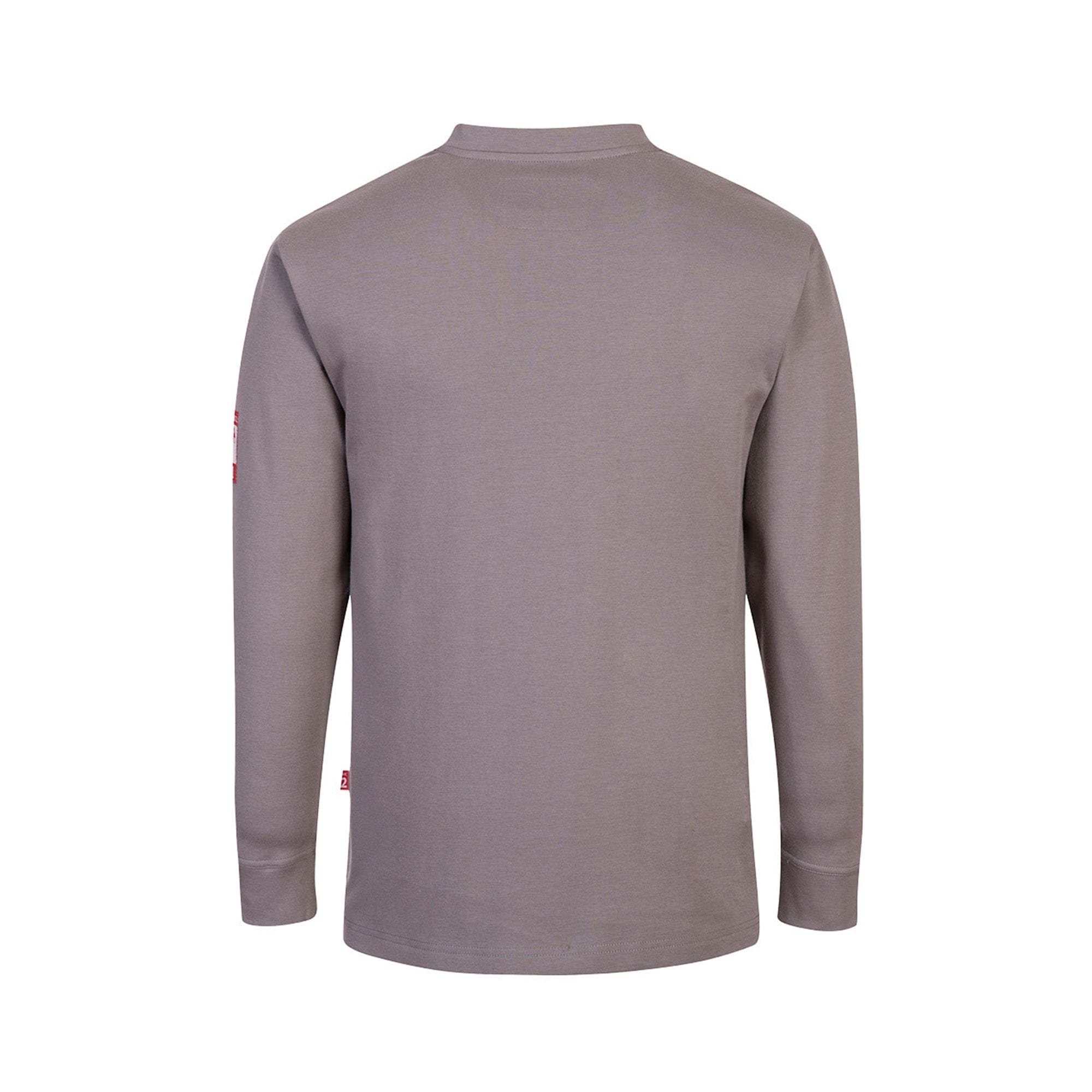 portwest bizflame placket top henley fr32 grey reverse