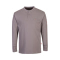 portwest bizflame placket top henley fr32 grey