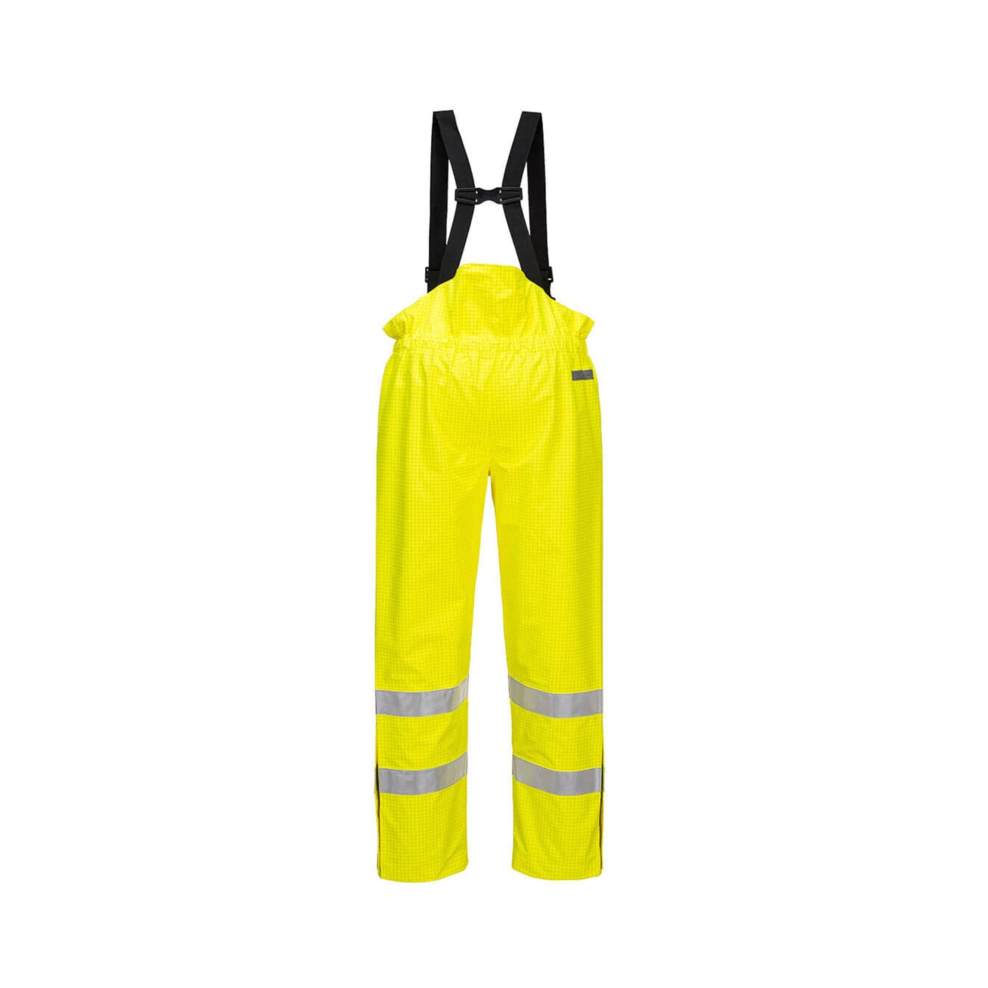 portwest bizflame rain unlined hi vis fr trousers s780 reverse