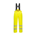 portwest bizflame rain unlined hi vis fr trousers s780