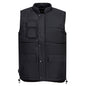 portwest classic body warmer s415 black poppers