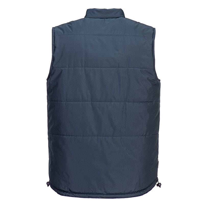 portwest classic body warmer s415 padded back navy industrial warm