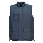 portwest classic body warmer s415 padded front navy