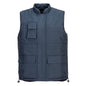 portwest classic body warmer s415 padded front navy