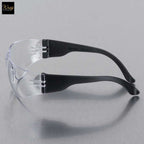 portwest clear wrap around spectacle pw32 side