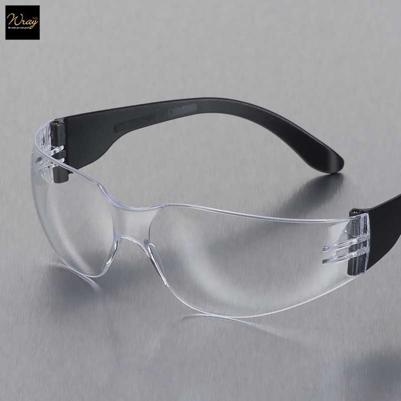 portwest clear wrap around spectacle pw32