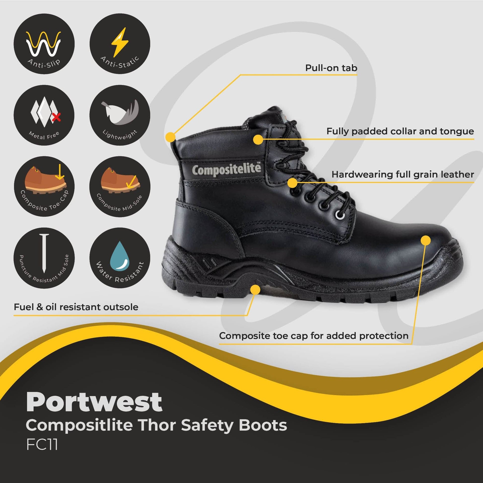 portwest compositelite thor boot fc11 dd845 05
