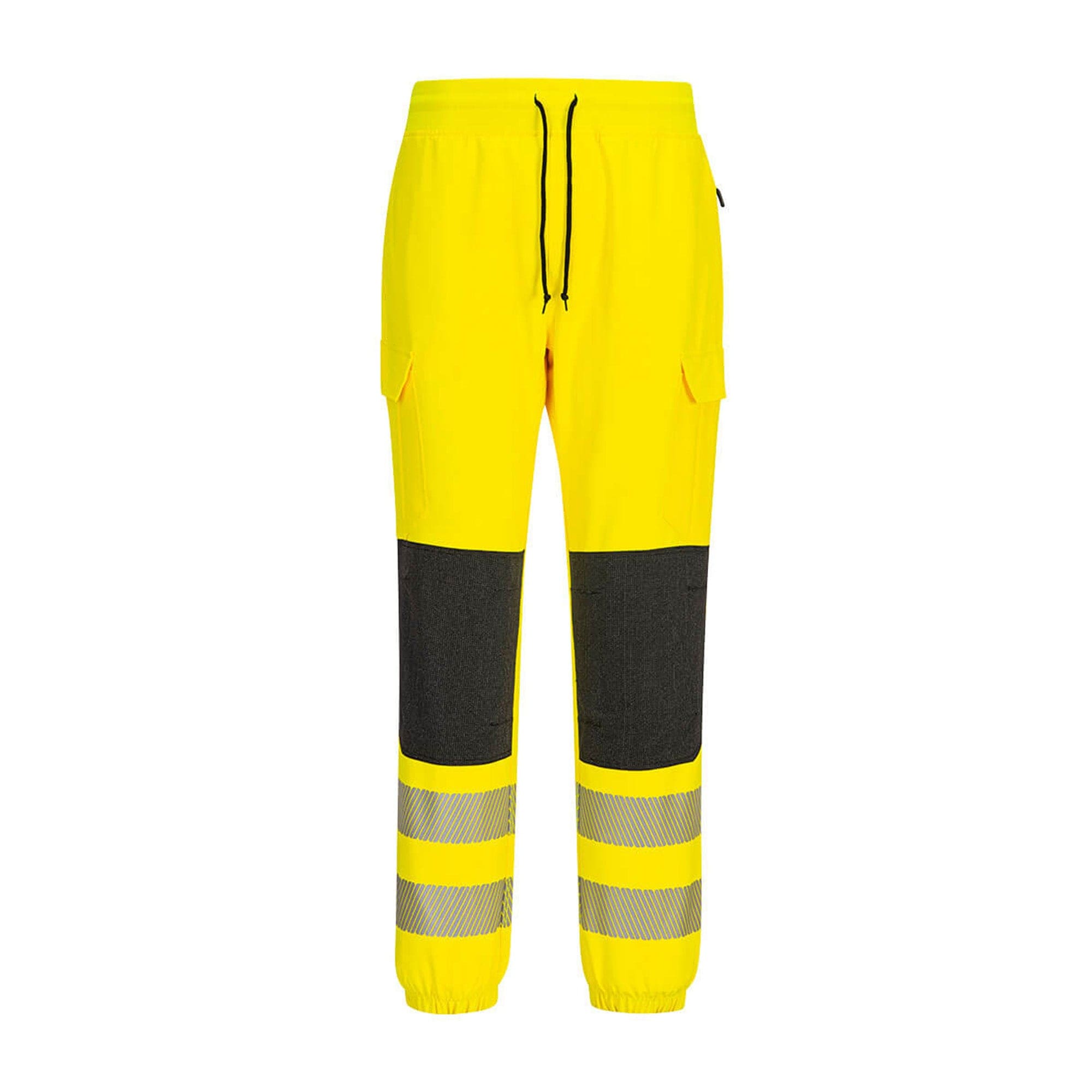 portwest hi vis flexi joggers kx346 yellow