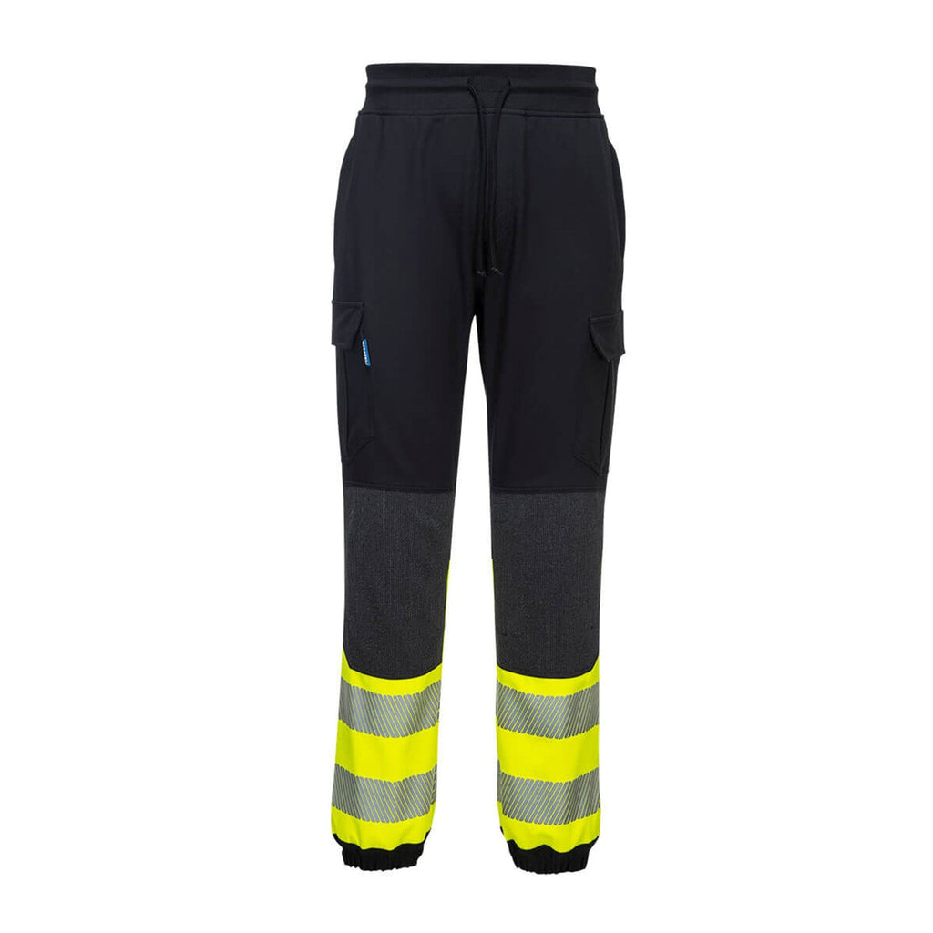 portwest kx3 hi vis flexi class 1 joggers kx341 yellow