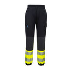 portwest kx3 hi vis flexi class 1 joggers kx341 yellow