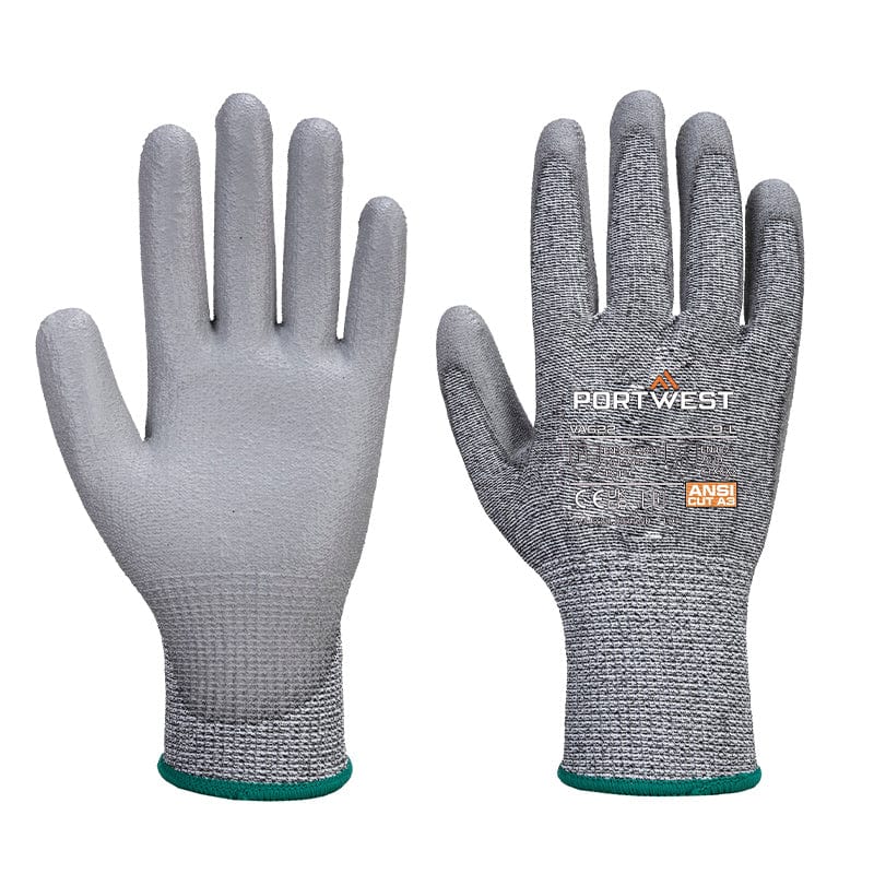 portwest mr cut pu palm glove a622
