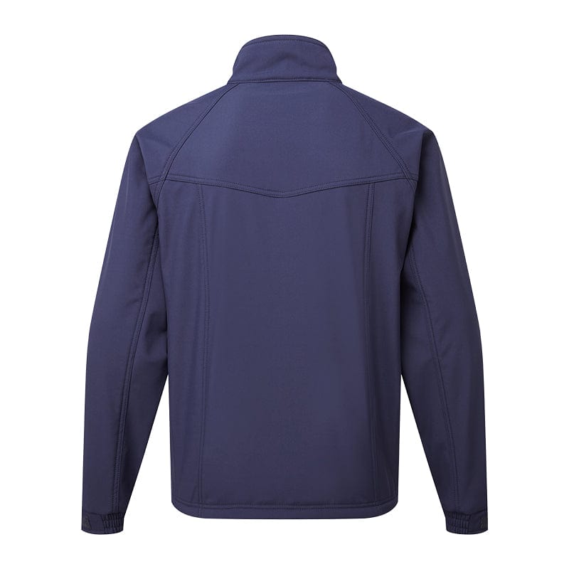 portwest oregon softshell jacket tk40 navy back
