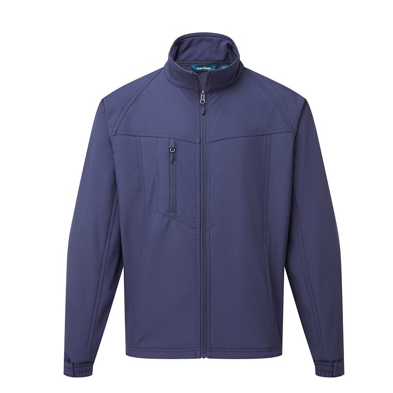 portwest oregon softshell jacket tk40 navy