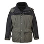 portwest orkney 3 in 1 breathable jacket s532 grey front nylon shell