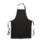 portwest polycotton bib apron s841 black lightweight