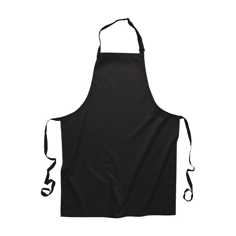 portwest polycotton bib apron s841 black lightweight