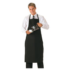 portwest polycotton bib apron s841 black model smart