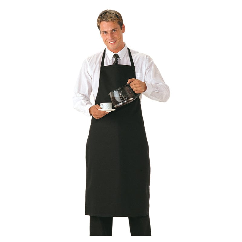 portwest polycotton bib apron s841 black model smart