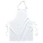 portwest polycotton bib apron s841 white lightweight