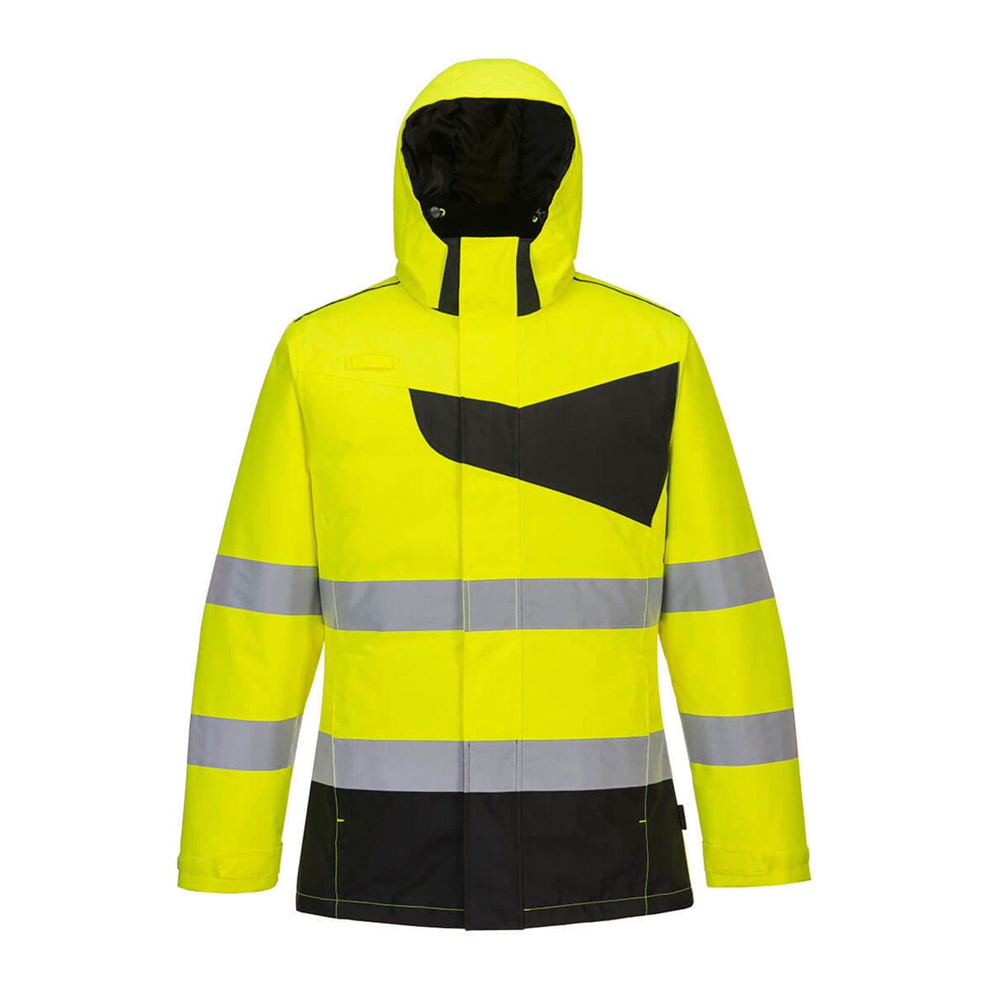 Portwest PW2 Hi Vis Winter Jacket PW261 Yellow/Black