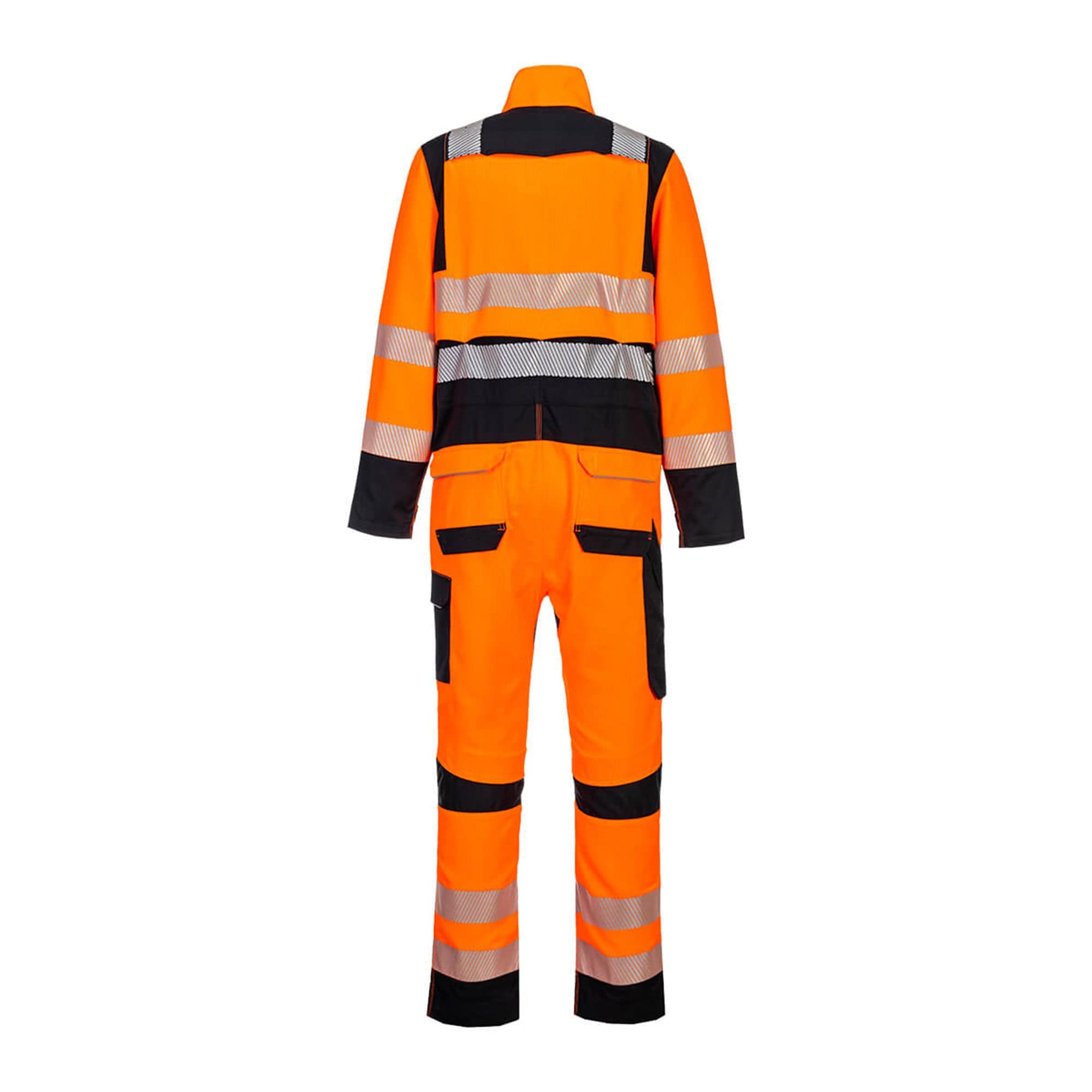 portwest pw3 flame resistant hi vis coverall fr509 reverse