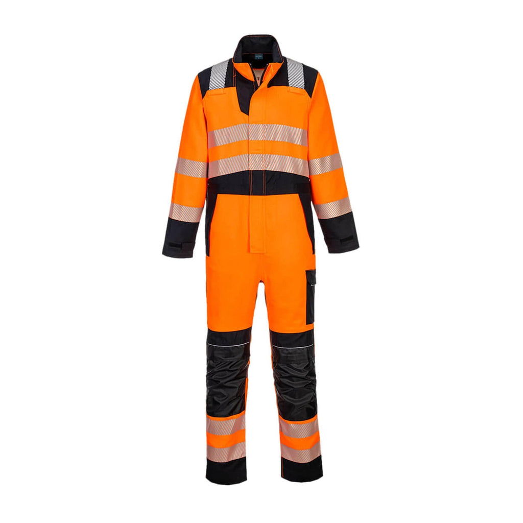 portwest pw3 flame resistant hi vis coverall fr509